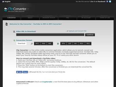 Hombre rico moco Encommium YouTube to MP4 & MP3 Converter - ClipConverter.cc | BibSonomy